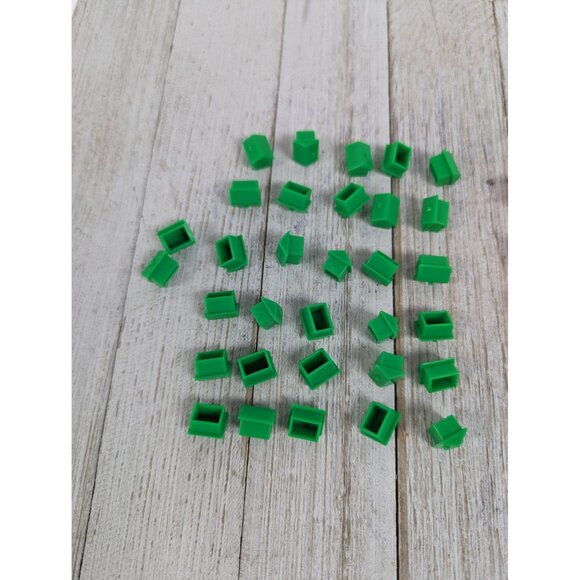 Vintage 2016 Monopoly Edition Game Replacement Motels Houses Buildings - Picture 3 of 3